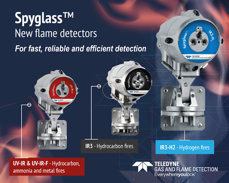 Schnelle und zuverlässige Flammendetektion ist mit der neuesten SpyglassTM Serie noch effektiver